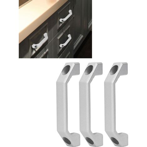 Poignée carrée avec entraxe de 100 mm, poignée de porte d'armoire à outils (1/5)