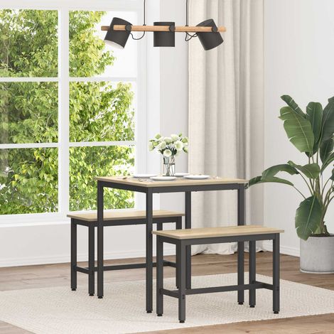 Dining Tables 70 x 70 x 75 cm Engineered Wood Sonoma Oak Square vidaXL