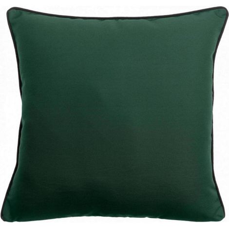 Coussin d'Extérieur Uni pour Salon de Jardin et Terrasse Vert Épicéa 45 x 45 cm - PANGIVO