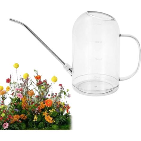 mit langem Ausguss für Zimmerpflanzen 2 l großer langer