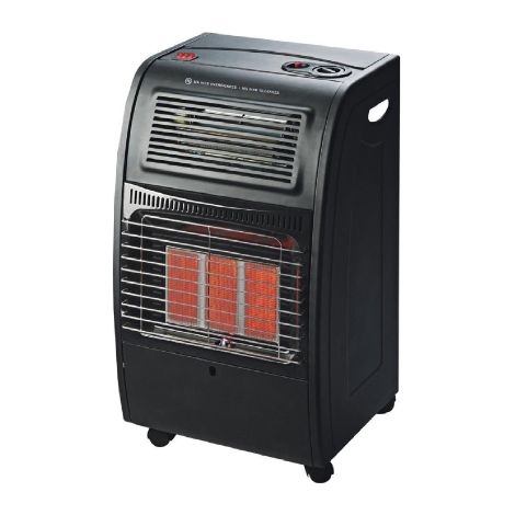 DCG Eltronic GH09 Ofen Freistehend Flüssiggas (LPG), Erdgas Schwarz