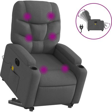 Maison Exclusive - Elektrischer Massagesessel mit Aufstehhilfe Du