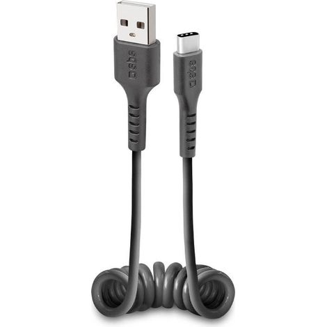 SBS TECABLETYPCSK USB Kabel USB 2.0 0,5 m USB A USB C Schwarz