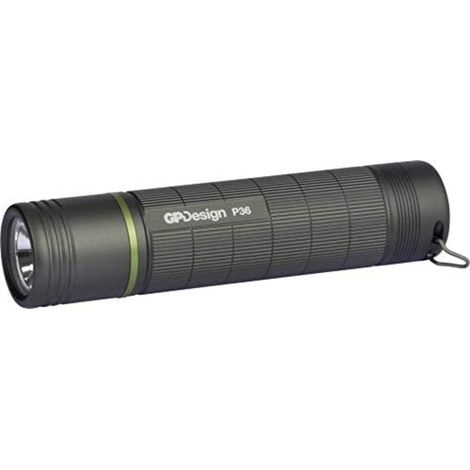 Lampe torche - GP - Task P36 - Gris - 300 m portée - 120 min autonomie (1/4)