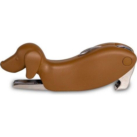 WD LifeStyle Apribottiglie Bassotto Marrone – Apribottiglie Decorativo Idea Regalo (1/2)