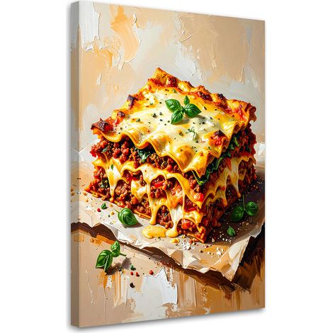 Wandbild Lasagne Essen 40x60 cm (1/5)