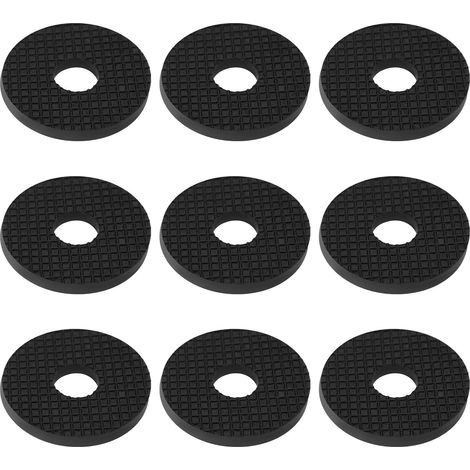 Lot de 100 rondelles plates en caoutchouc M8 - Rondelles d'étanchéité rondes - 25,8 mm de diamètre extérieur x 8 mm de diamètre intérieur x 3 mm d'épaisseur - Pour plomberie, machines (1/5)