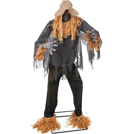 Automate Zombie sur balançoire - PTIT CLOWN - 22251 - Décoration Halloween Animée, sonore, lumineuse - Animatronique - 80 cm (1/2)