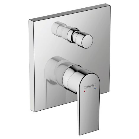 Hansgrohe Lack Shape Finishing Set für UP-Wannen-/Duschmischer, Chrom (71468000)