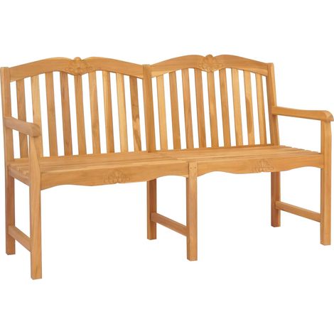 Handgefertigte Rosenbank Natur 150 x 60,5 x 95 cm vidaXL