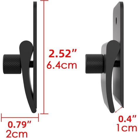 Ganci per arazzi, 4 ganci da parete, clip per appendere coperte, tappeti e moquette, clip metalliche da parete per appendere (1/4)
