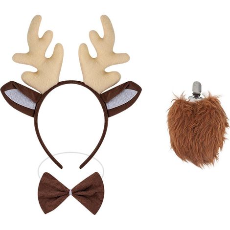 Bandeau de Noël réglable pour cheveux festif pour femmes et enfants (1/5)