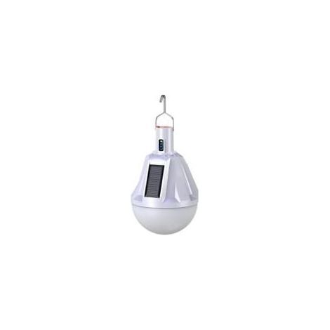 Ampoule solaire sans fil avec charge rapide USB, ampoule LED rechargeable d'extérieur pour le camping, lampe solaire, lampe de camping (1/5)