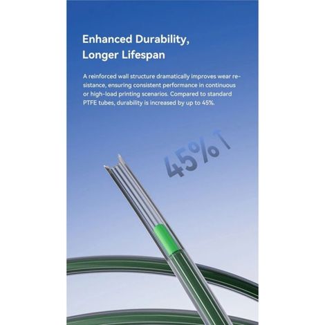 Tube PTFE en Forme D'Étoile à Faible Résistance de 4 M avec Coupe-Tube pour Imprimante 3D : Écoulement Ultra-Fluide, Résistant à (1/5)