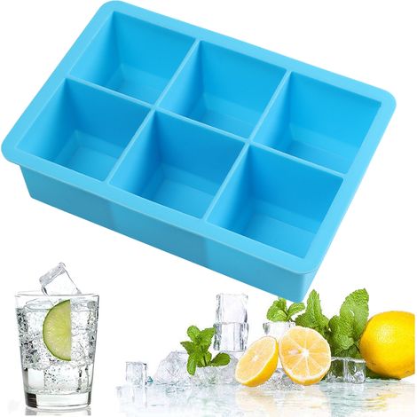 Moule À Glace - En Silicone Alimentaire - Pour Cocktails Whisky Café - Empilable - 12 Compartiments - Lot De 2 (1/5)