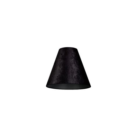 Paralume conico velluto nero 18 cm Nowodvorski Cone