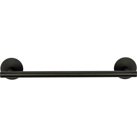 SW Badetuchstange Uno Meleto, schwarz, 40 cm (1/4)