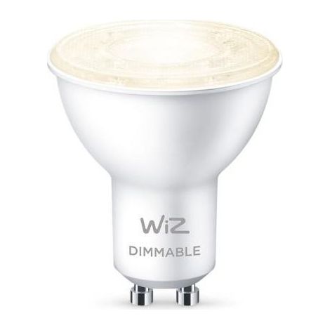 WiZ ampoule LED Connectée Wi-Fi à intensité variable GU10, Blanc Chaud, équivalent 50W, 345 lumen, fonctionne avec Alexa, Google Assistant et Apple HomeKit (1/5)