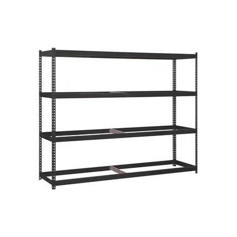 Rayonnage en métal anthracite 4 étagères 600 kgs dim.2000x1500x900mm sans vis (1/2)