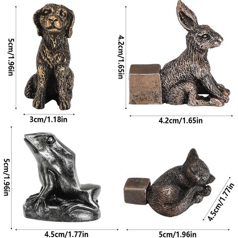 3-teiliger Blumentopfständer in Hundeform, rutschfeste Füße, belüftet gegen Wurzelfäule, 3er-Set Blumentopfstützen für den Hausgarten (1/5)