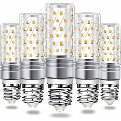 Triomphe LED Corn Bulb E27 16W, 3000K Warm Light 1600LM Bright AC 230V Pendant Lamp E27 360° LED Beam, Pack of 5 (1/5)
