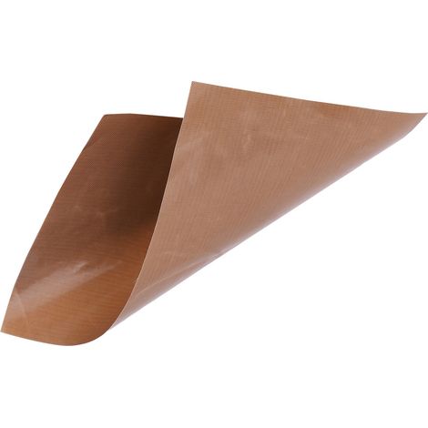 Film PTFE, papier antiadhésif, fibre de verre, presse à chaud, tissu haute température, 100 x 100 cm, 0,18 mm (1/5)