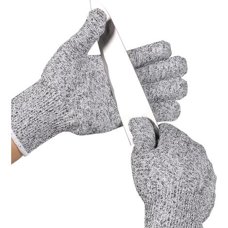 Gants Anti coupures Gants de travail respirants de protection des mains pour la coupe, le jardin et la cuisine GL02 L