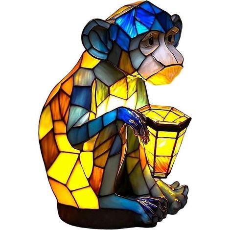 Lampe de tablelampe de table animalièrelampe de chevet avec ports USB A et Clampe de chevet pour salon (1/5)