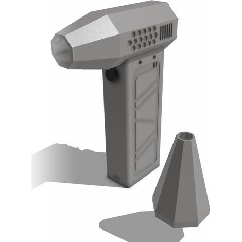 Handventilator mit 140.000 U/min, Kanalventilator mit 64 m/s Windgeschwindigkeit, bürstenloser Motor, Hochleistungs-Turbofan, kraftvolles Gebläse, leistungsstarkes Werkzeug zur Tastaturreinigung
