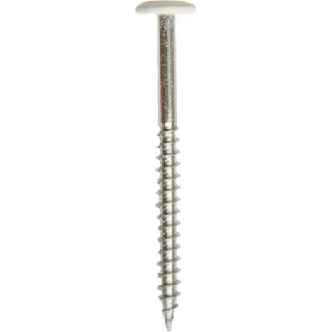 Schrauben für Trespa® HPL Platten Edelstahl A2 weiß 4,8 x 50 mm -