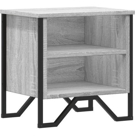 Maison Exclusive - Nachttisch Grau Sonoma 40x30x40 cm Holzwerksto