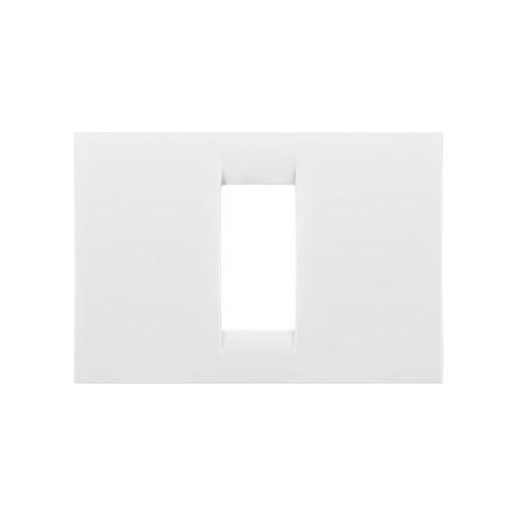 PLAQUE 1 POS.BLANC NUAGE SYSTEM VIRNA GEWISS GW22101