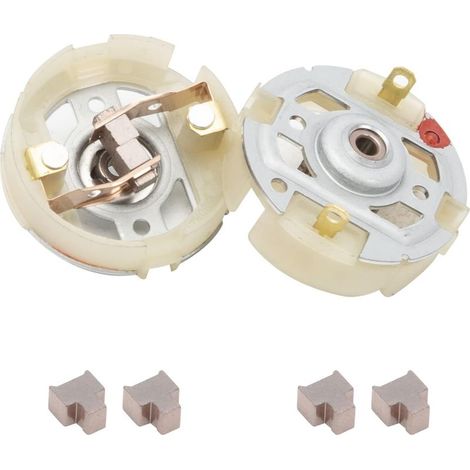 Portaspazzole in carbone per motore RS550 e spazzole in carbone compatibili con BOSCH MAKITA HITACHI METABO (1/5)