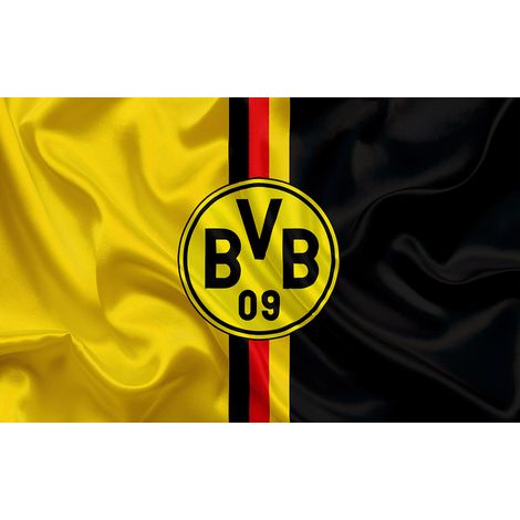 Papier peint panoramique Foot / Football - BVB 09 - Borussia Dortmund - 130 cm x 81 cm (1/2)
