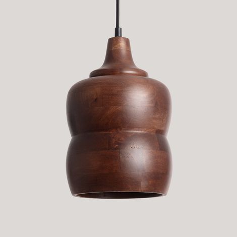 Pendelleuchte aus Holz Kanan II Natürlich