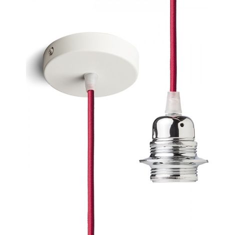 Cavo ELISA per portalampada da soffitto serie a sospensione BB+CR+PC 230V E27 28W