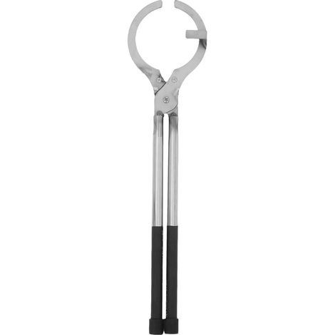 Hohopeti Gießereiklemmen für 3–4 kg Graphittiegel, große Klemmschlaufe, hochtemperaturbeständige Materialien, Schmelzwerkzeuge für Ofen- und Schmuckguss, Zubehör (1/5)