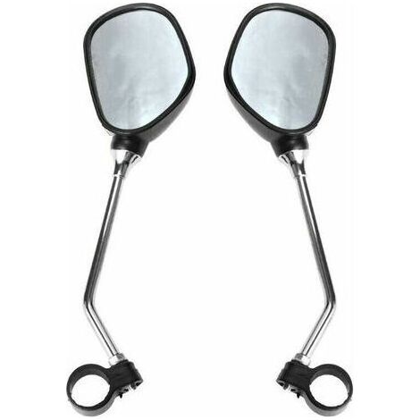 Pair 1 Paire Rétroviseur Vélo Guidon Réglable, Miroir de Vélo Incassable (1/3)