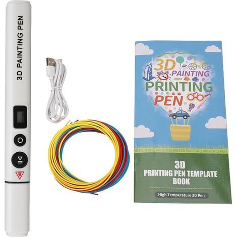 Stylo d'impression 3D haute température avec écran LCD ergonomique pour filaments PLA ABS (1/5)