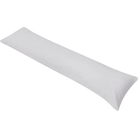 Coussin décoratif gris, mesurant 40 x 145 cm (1/5)