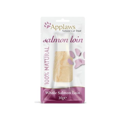 Applaws Premium Filet de Saumon Gâterie pour Chat 30 g (1/2)