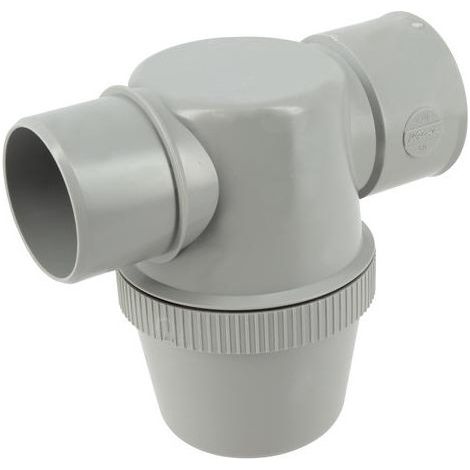 Horizontaler Flaschensiphon PVC Durchmesser 50 mm (1/5)