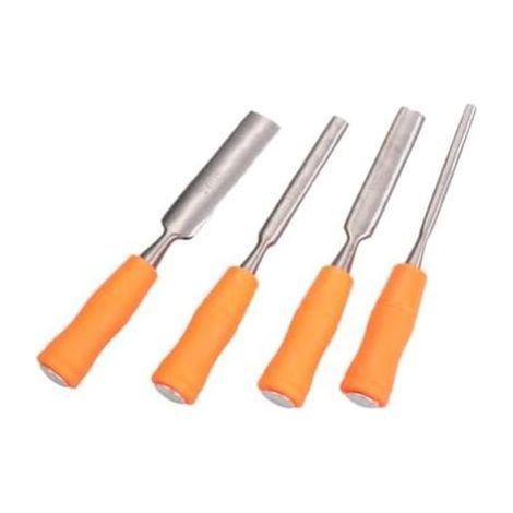 4 Pièces sculpture outils d'établi ciseau à main ciseaux professionnels accessoires outils menuisier outil menuisier ciseau à boi (1/4)