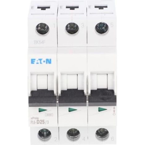Leitungsschutzschalter 3P D 25A 6kA AC PL6-D25/3 286615