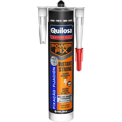 QUILOSA power fix instant strong negro cart.290m 33381 , Power Fix Instant Strong Negro Cart.290M 33381 de la marca Quilosa.