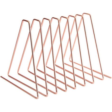 Revistero, bandeja para documentos y archivador de hierro para escritorio, ideal para pequeñas oficinas, oficinas en casa y bibliotecas - Crezuo