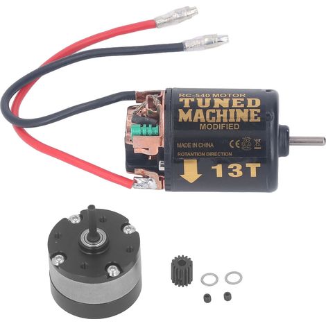 Boîte de vitesses pour voiture RC avec moteur 540 balais, réduction planétaire 1/3, engrenage 15T, compatible 1/10 crawler, référence 13T. (1/5)