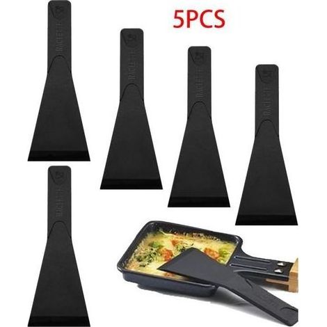 Spatules à raclette.Pelle à Raclette antiadhésive.Spatule de Cuisine en Nylon.pour cuisine.pâtisserie.poêlons téflonnés.fromage.fête (1/4)