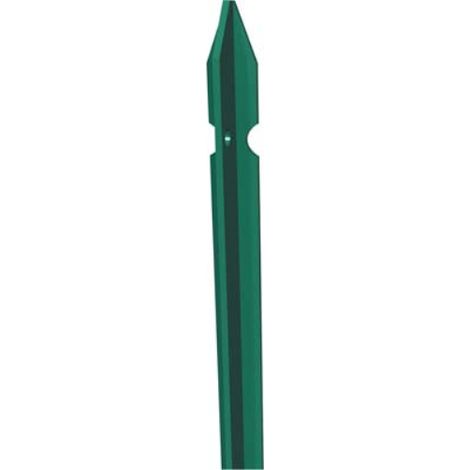 Paletto recinzione plasticato sezione mm 35x35x3,5 h.cm 250 (5 pezzi) Ferrobulloni