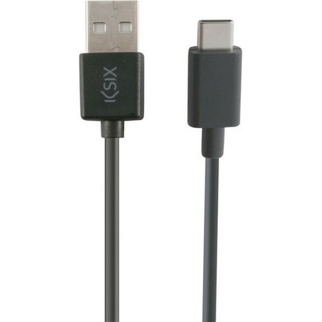 Cable USB-C a USB KSIX 3 m Negro (1/2)